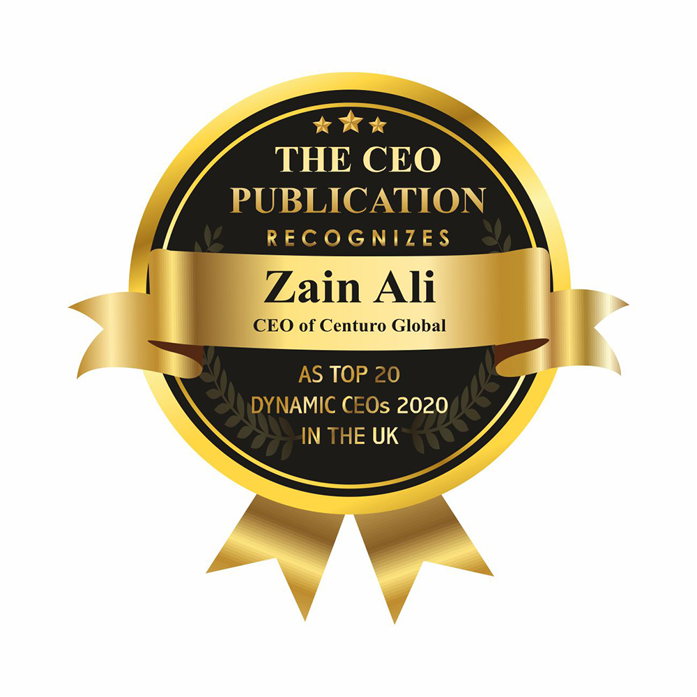 Zain Ali named as one of the Top 20 Dynamic CEOs in the UK 2020