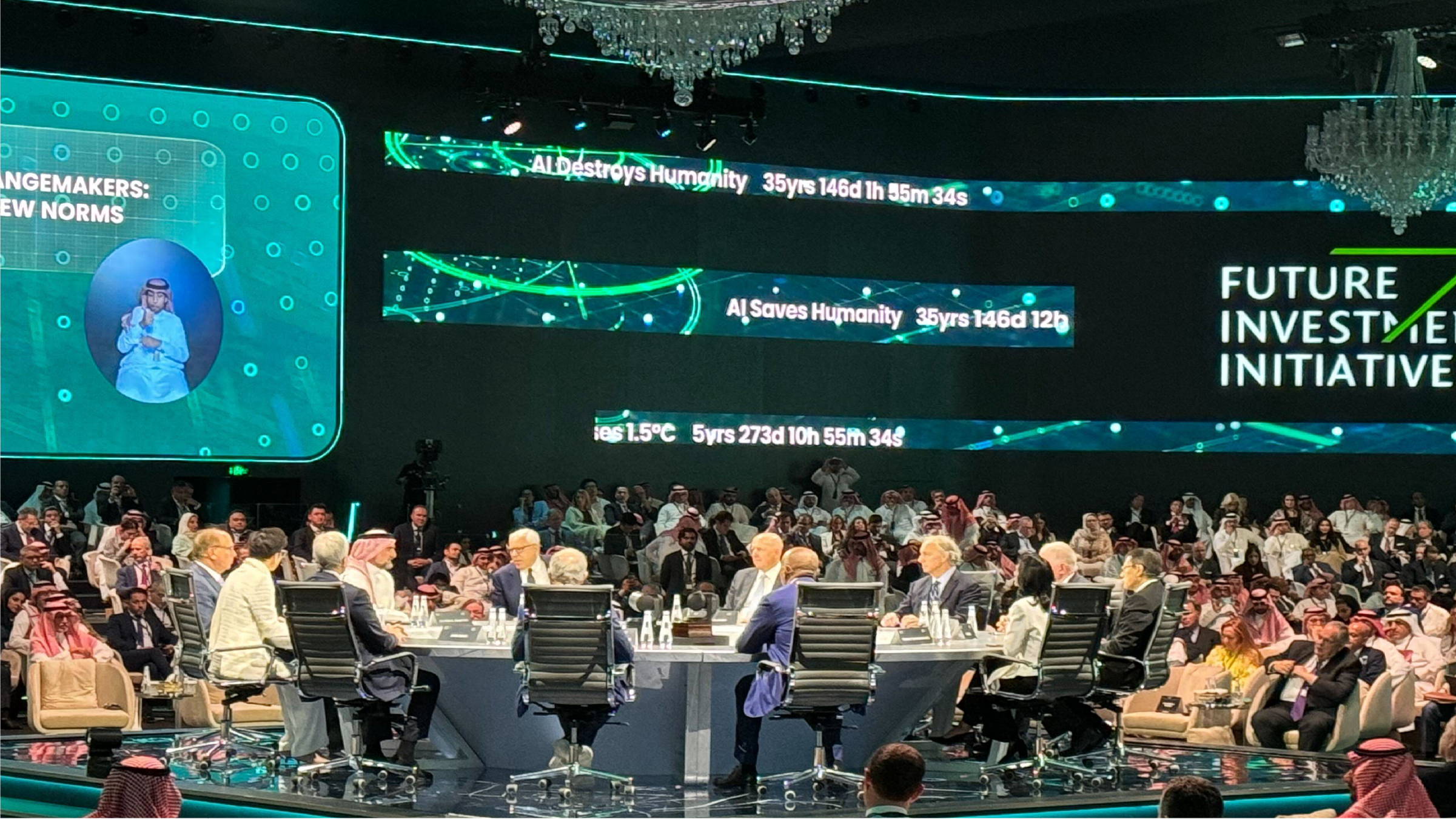 World leaders at the FII Summit in Riyadh