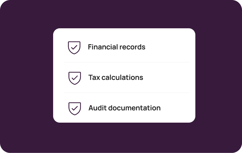 Audit and assurance support