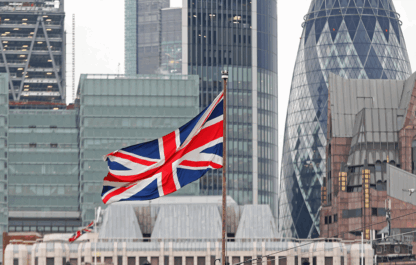 union jack in london